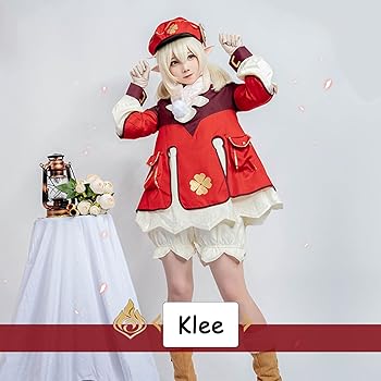 Amazon.com: AKTOTO Genshin Impact Cosplay Klee Animation